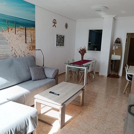 Piso Primera Linea Playa Almería Exterior foto