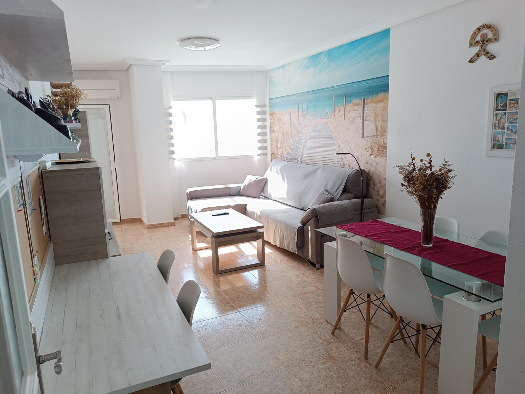 Piso Primera Linea Playa Almería Exterior foto