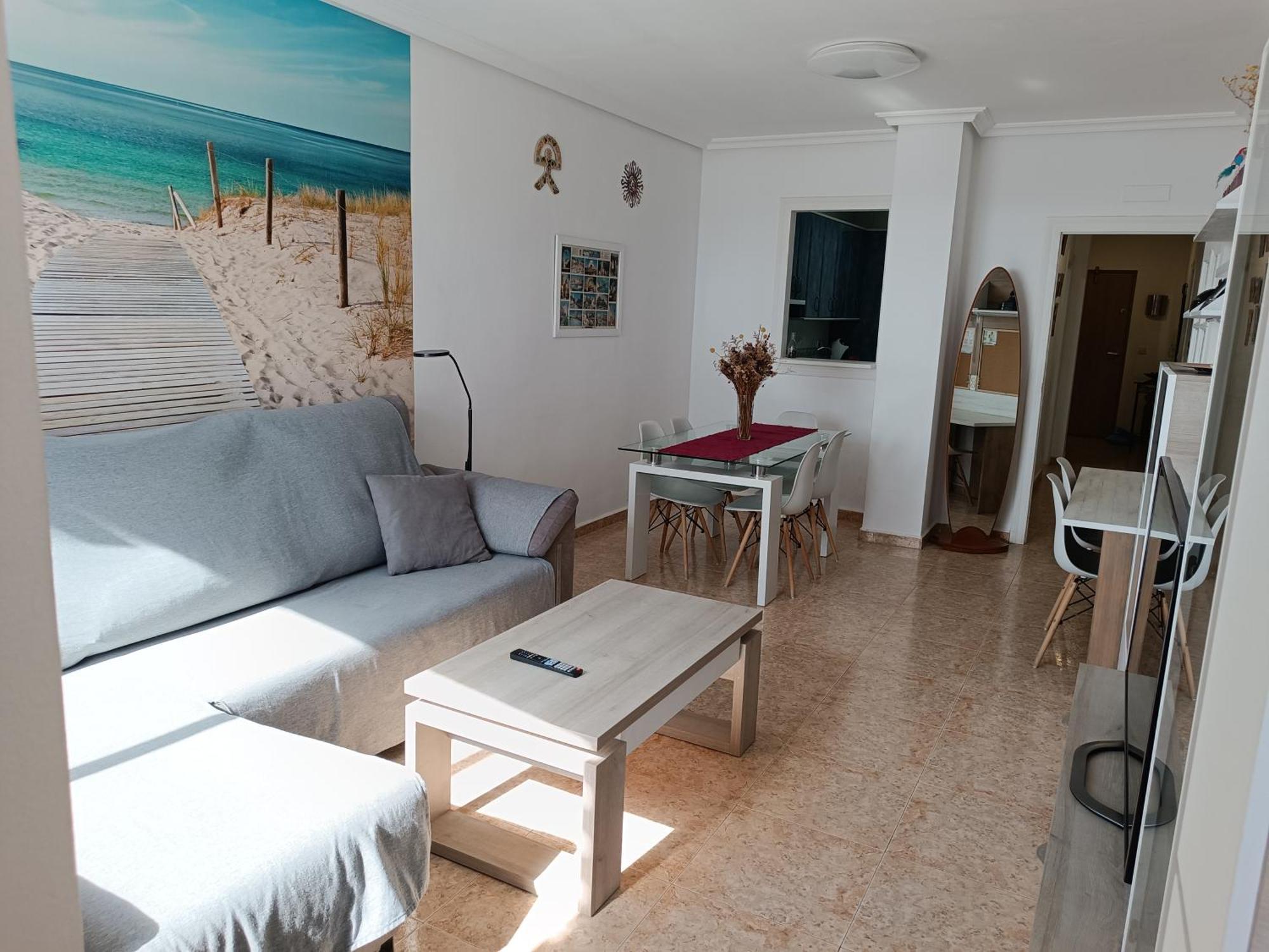 Piso Primera Linea Playa Almería Exterior foto